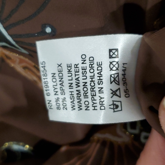 Swimsuit/Skirt cover up 2 piece set one piece suit - Picture 14 of 15